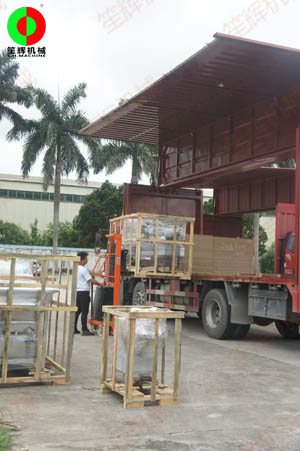 一批蔬果加工設(shè)備順利完工，裝車(chē)交付客戶(hù)！