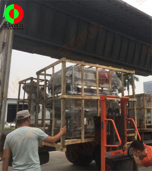 蔬果清洗加工設備按期生產完成，裝車發貨交付客戶！
